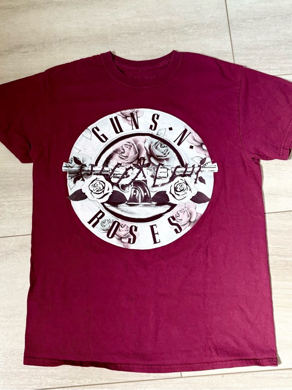 Men's Maroon Graphic Tee